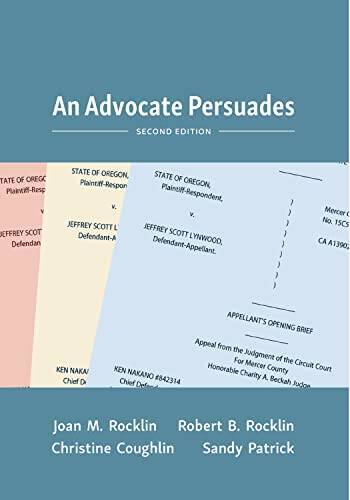 An Advocate Persuades – Paperback By Rocklin, Joan – GOOD