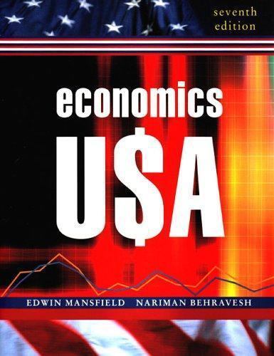 Economics U$A by Nariman Behravesh; Edwin Mansfield