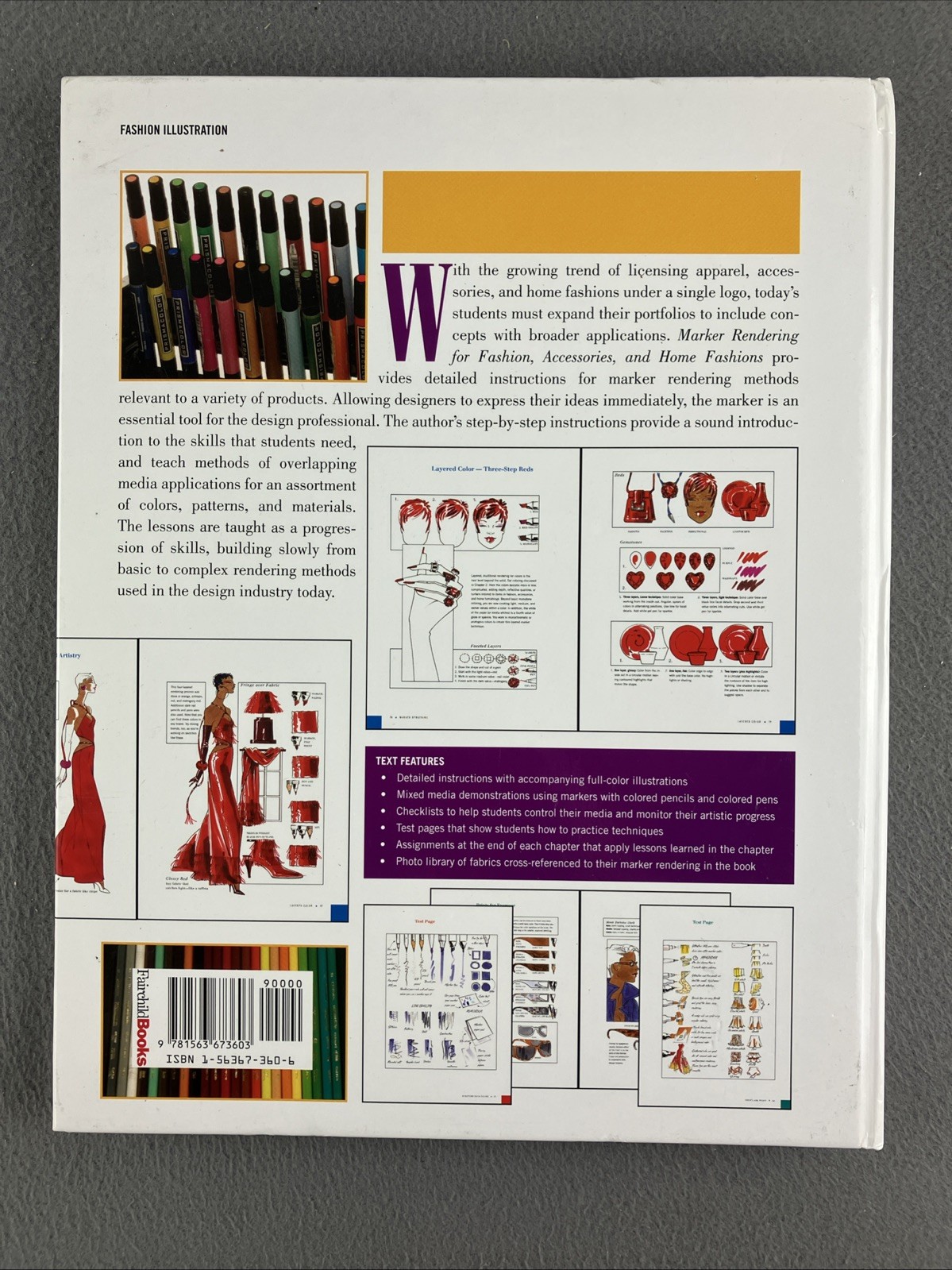 Marker Rendering – For Fashion, Accessories, and Home Fashions by Bina Abling