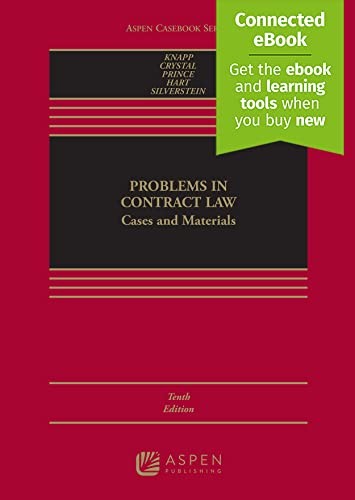 Problems in Contract Law: Case – Hardcover – ACCEPTABLE