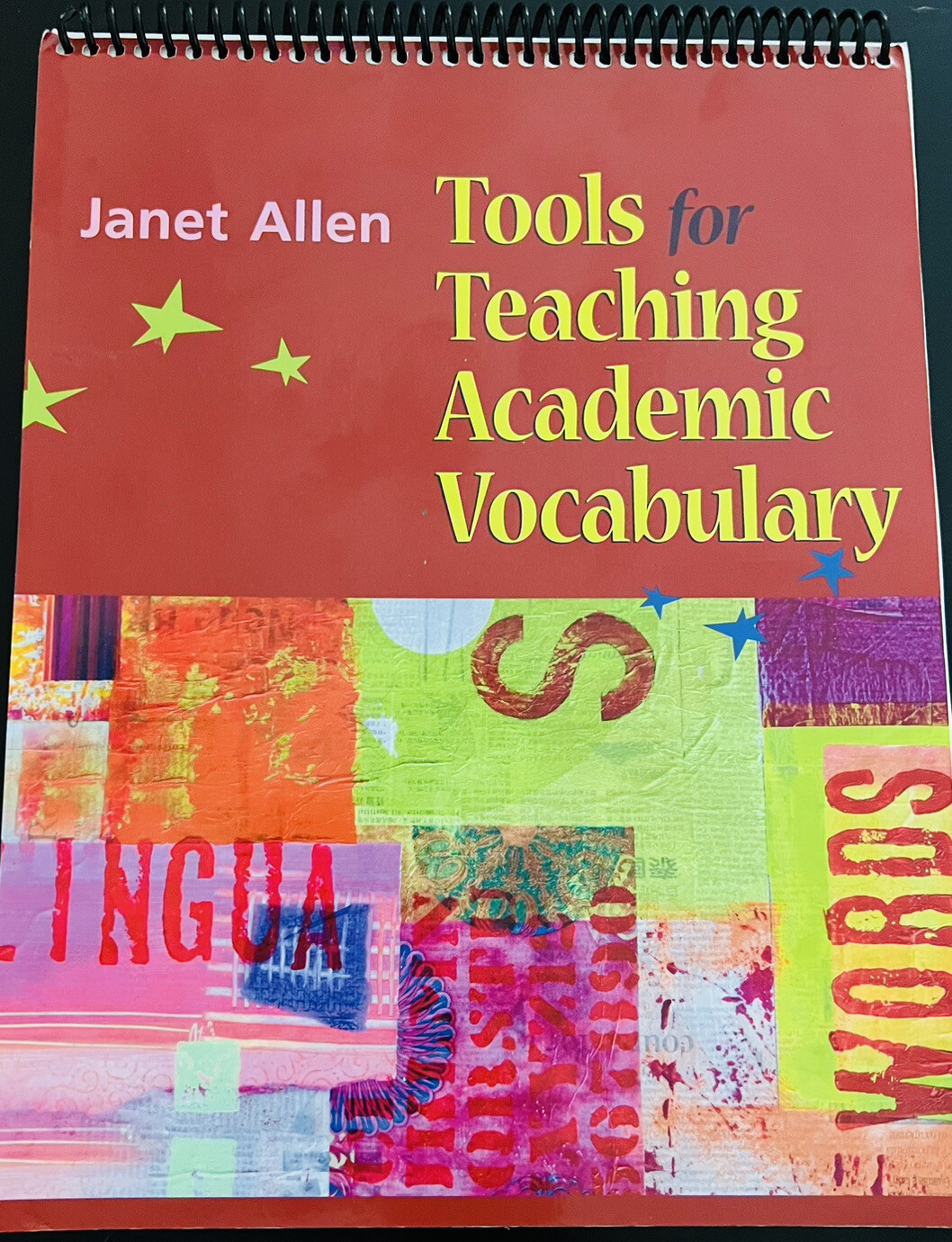 Tools for Teaching Academic Vocabulary by Janet Allen (2014, Spiral)