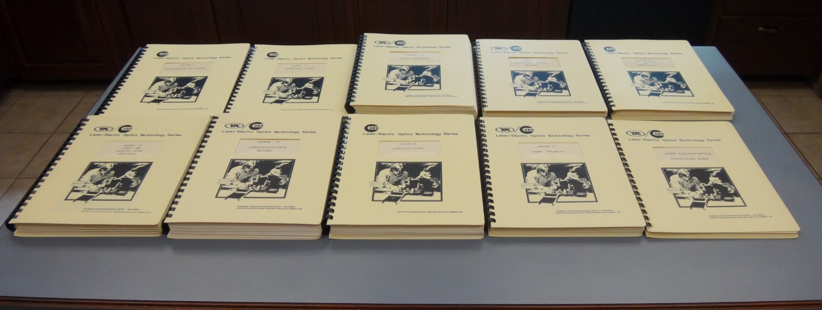 Laser Electro Optics Technology Curriculum Series Course Manuals Set of 10 1980