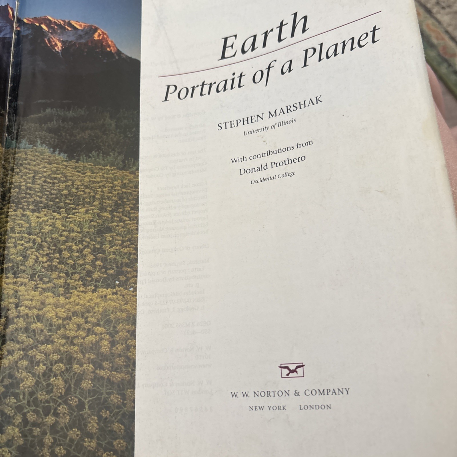 Earth : Portrait of a Planet by Stephen Marshak (2001, CD-ROM / Paperback)