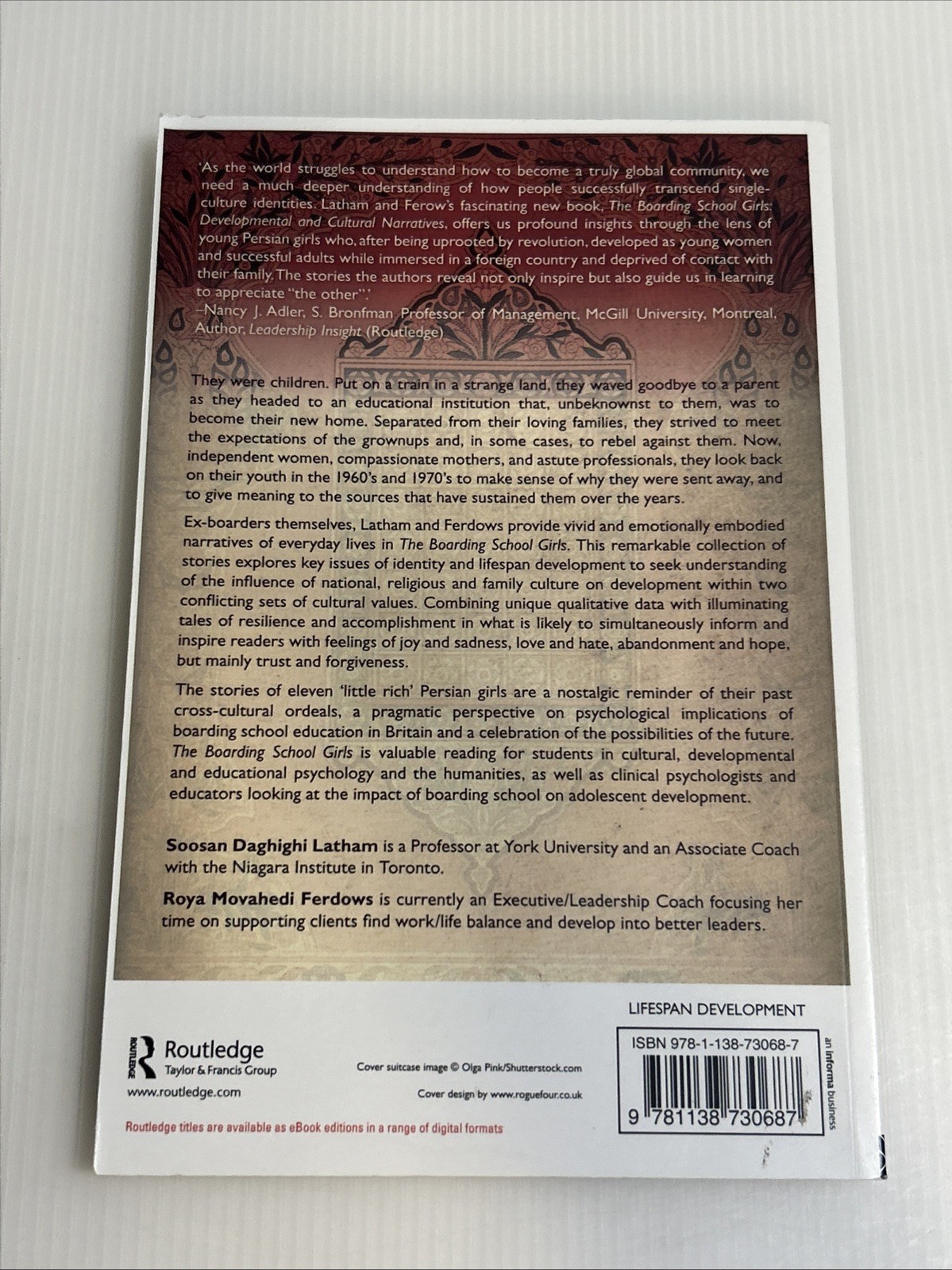 Boarding School Girls Developmental and Cultural Narratives Paperback Study