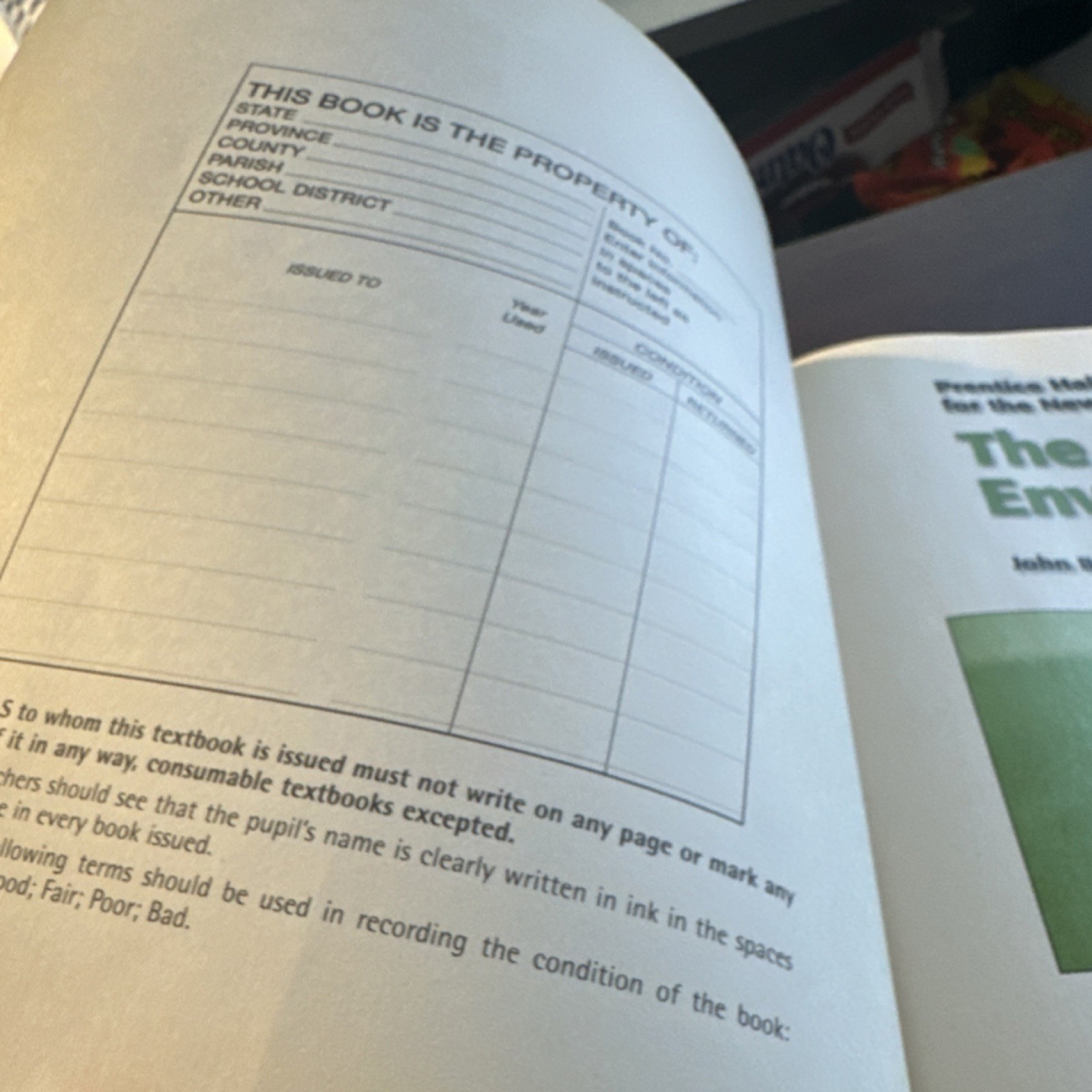 Prentice Hall Brief Review Pearson The Living Environment Bartsch Colvard Paper…