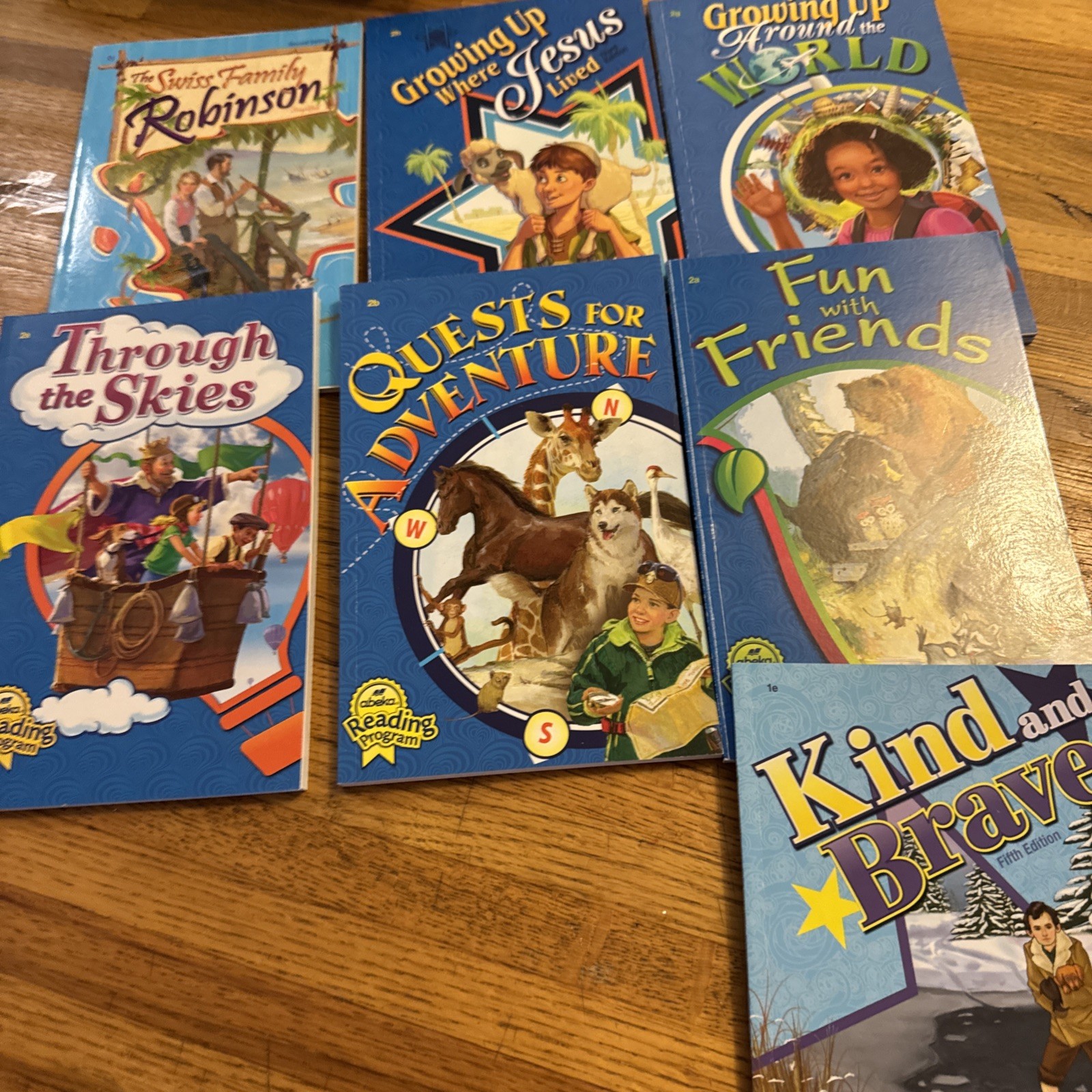 Abeka Reader Lot of 7 Books Mixed Set Homeschool Reading Phonics