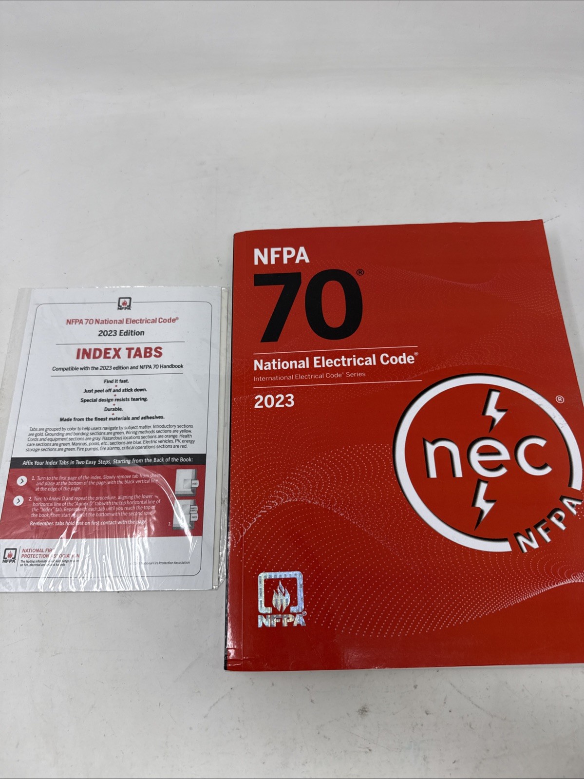 NFPA NEC 70 National Electrical Code 2023 Edition W/ New Index Tabs