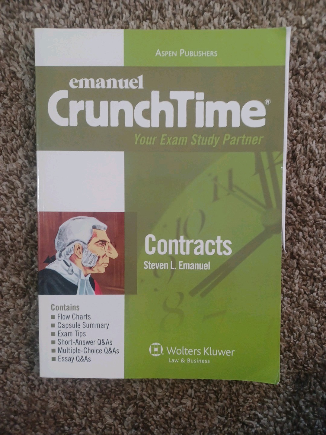 Emmanuel Crunch Time For Contracts Law School Study Exam Partner