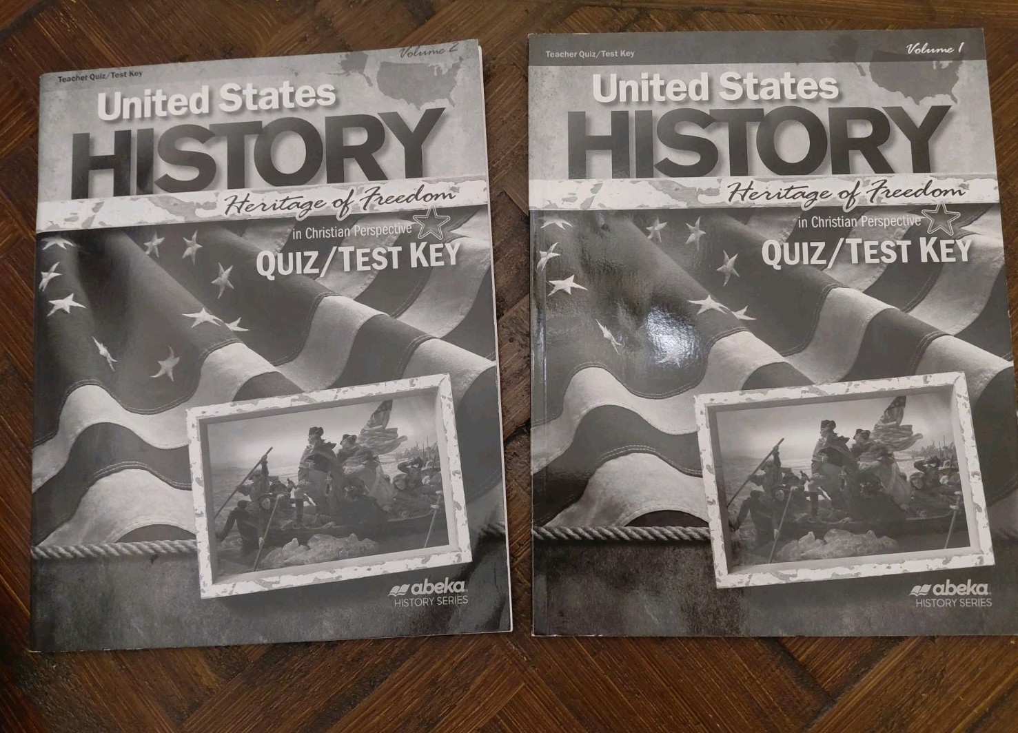 Abeka 11th grade U.S. History textbook & Answer key, Quiz/Test Key