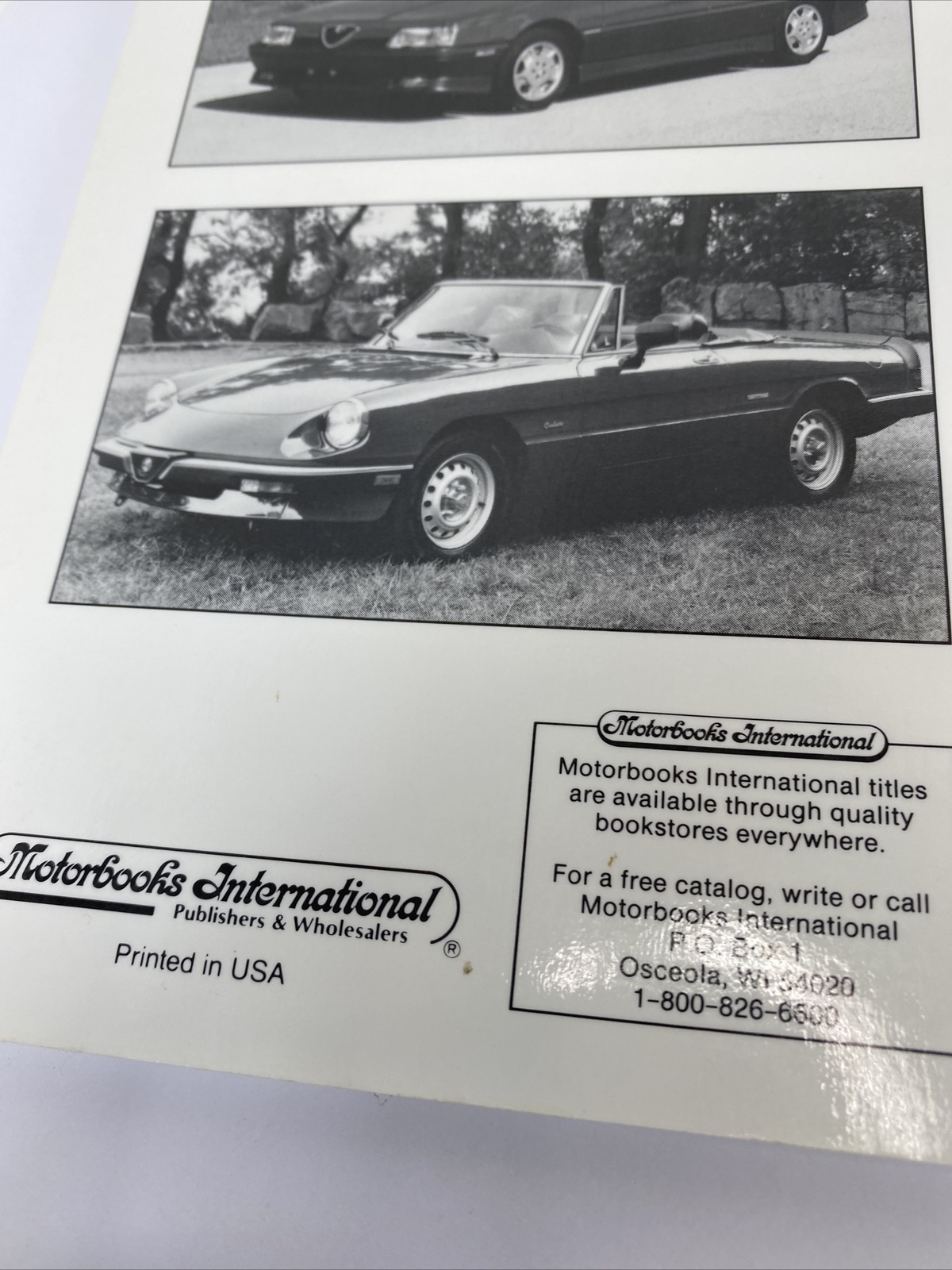 ILLUSTRATED ALFA ROMERO: BUYER’S GUIDE by Joe Benson 2nd Edition 1992 – VG