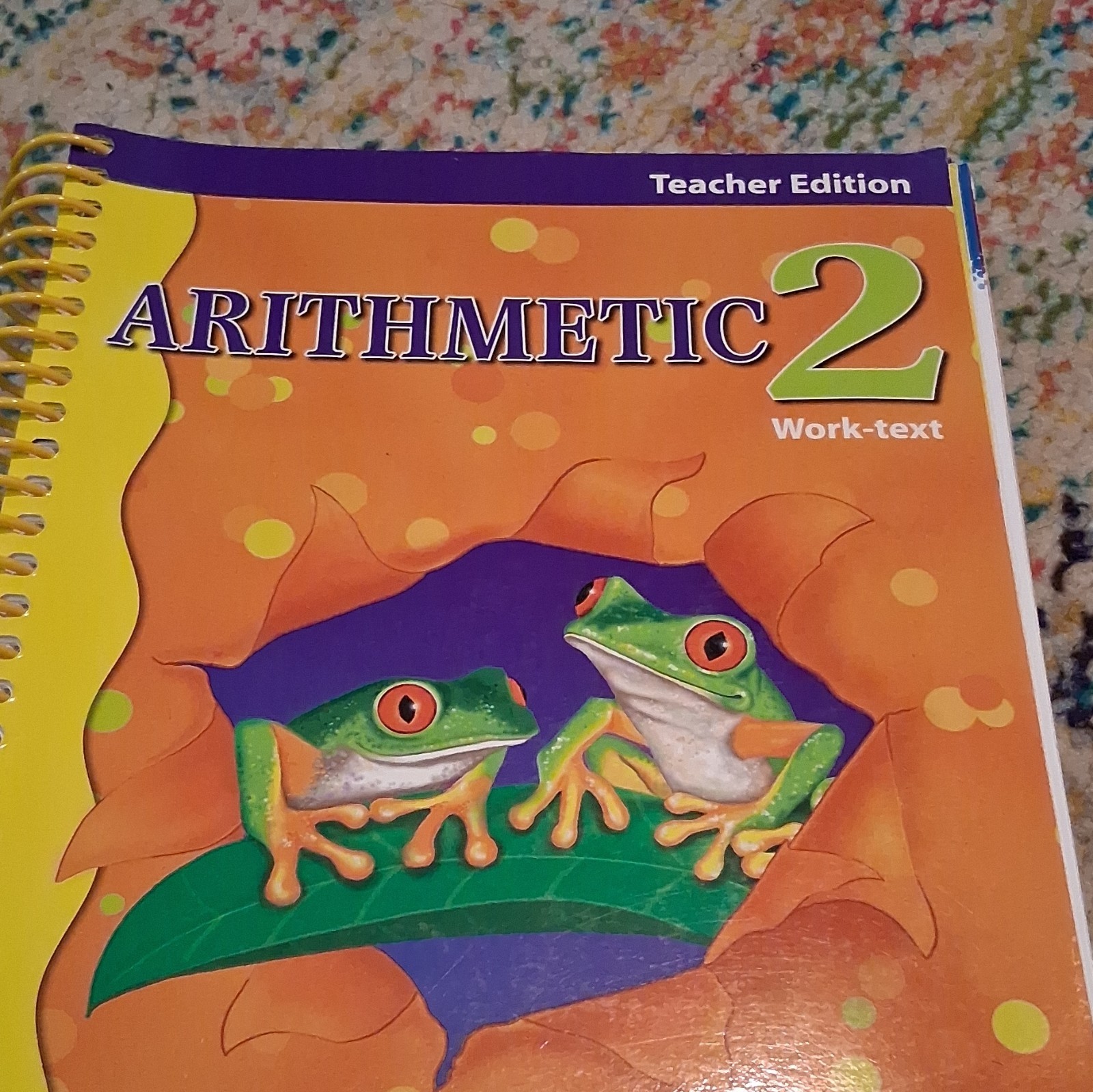 Abeka Arithmetic 2 Teacher&rsquo;s Edition Work-Text Ring/Wire Bound Math Textbook
