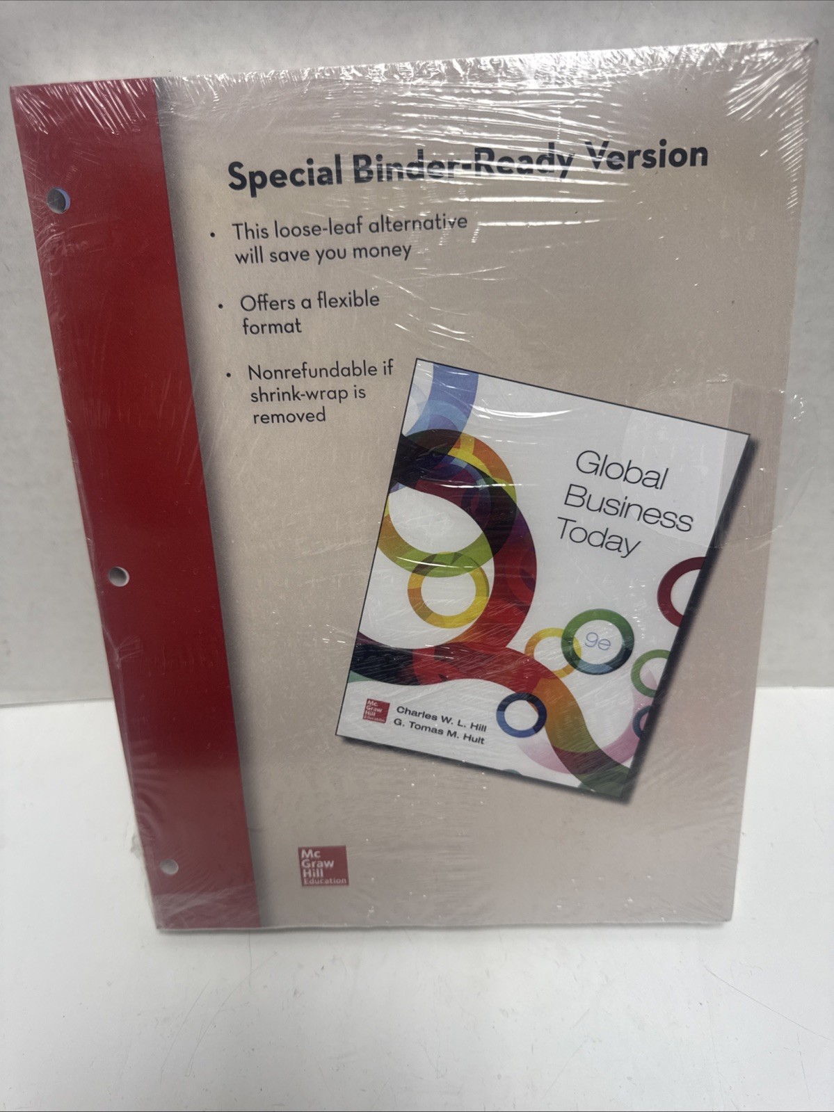 Loose-Leaf Global Business Today by Charles W. L. Hill 2015 Ringbound Sealed