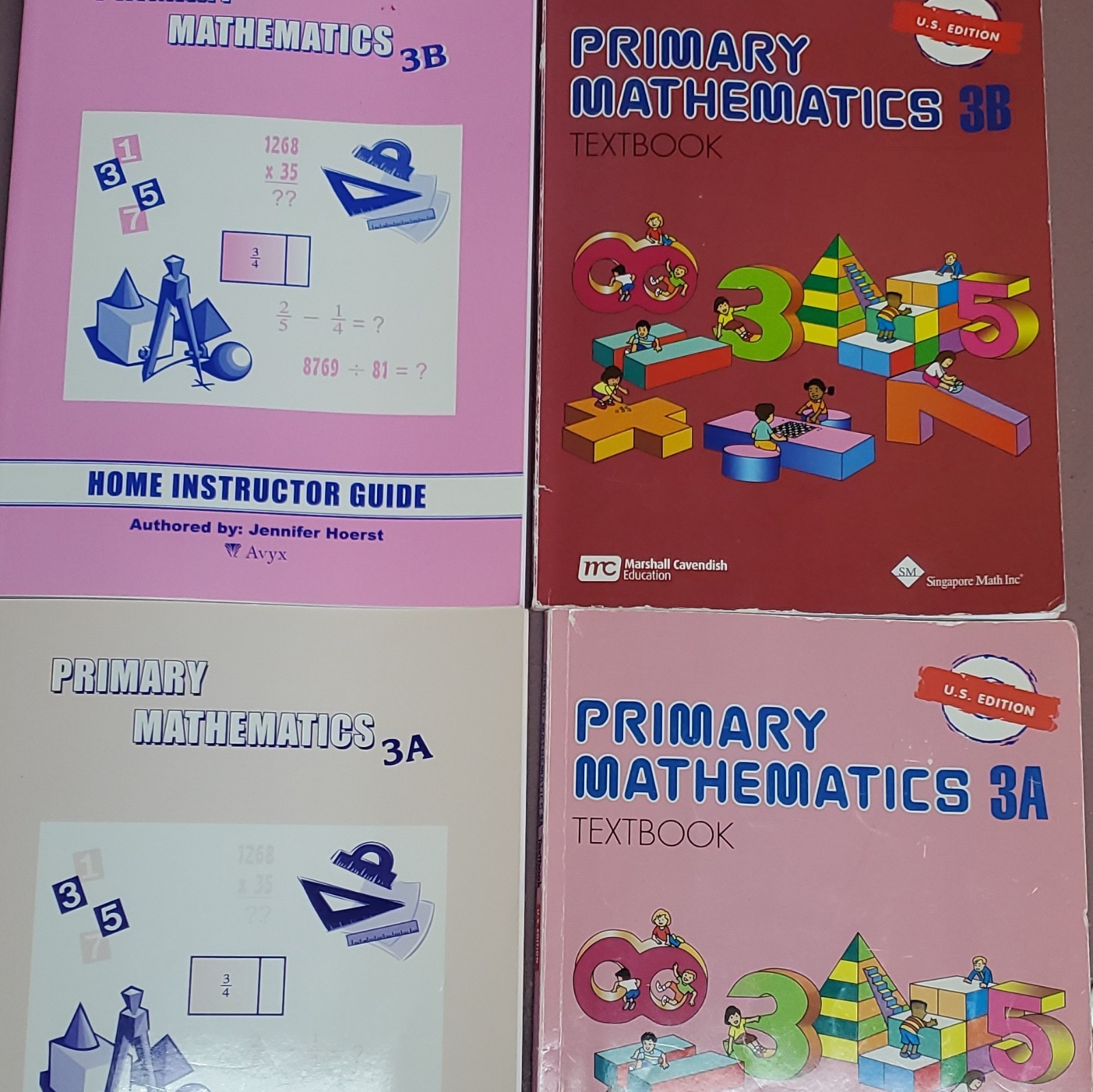 Marshall Cavendish Primary Mathematics 3B Textbook U.S. Edition, Hoerst
