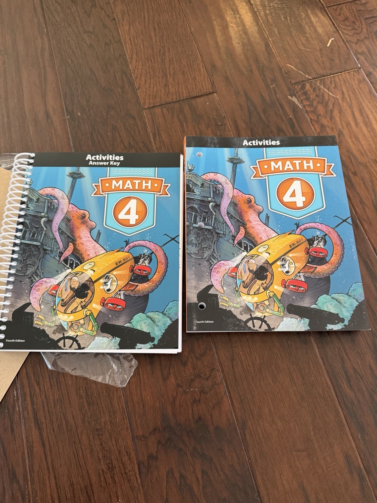 BJU Press Math 4 Activities Student 4th Grade Fourth Edition