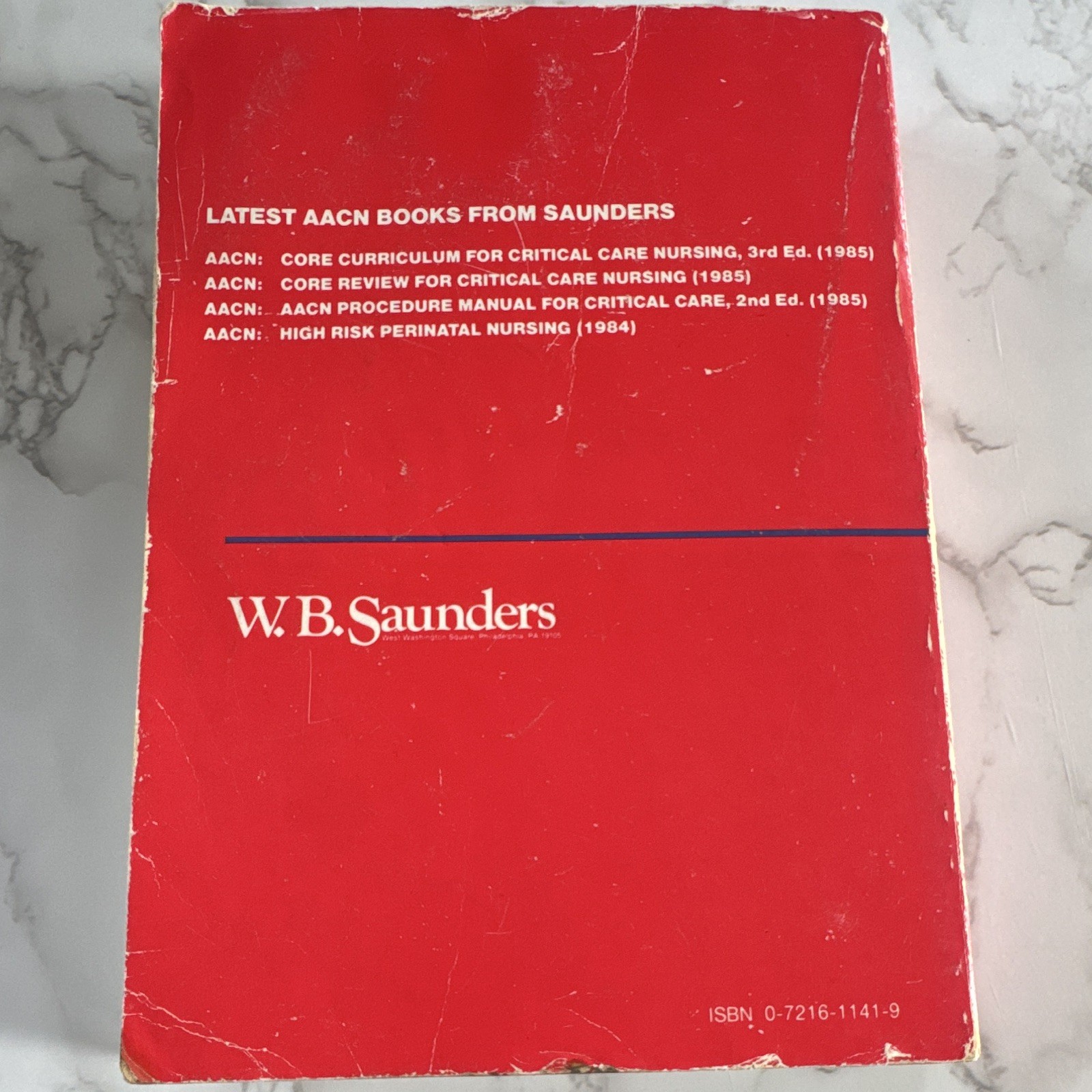 Core Curriculum Critical Care Nursing 3rd Ed Alspach PB W.B. Saunders 1985