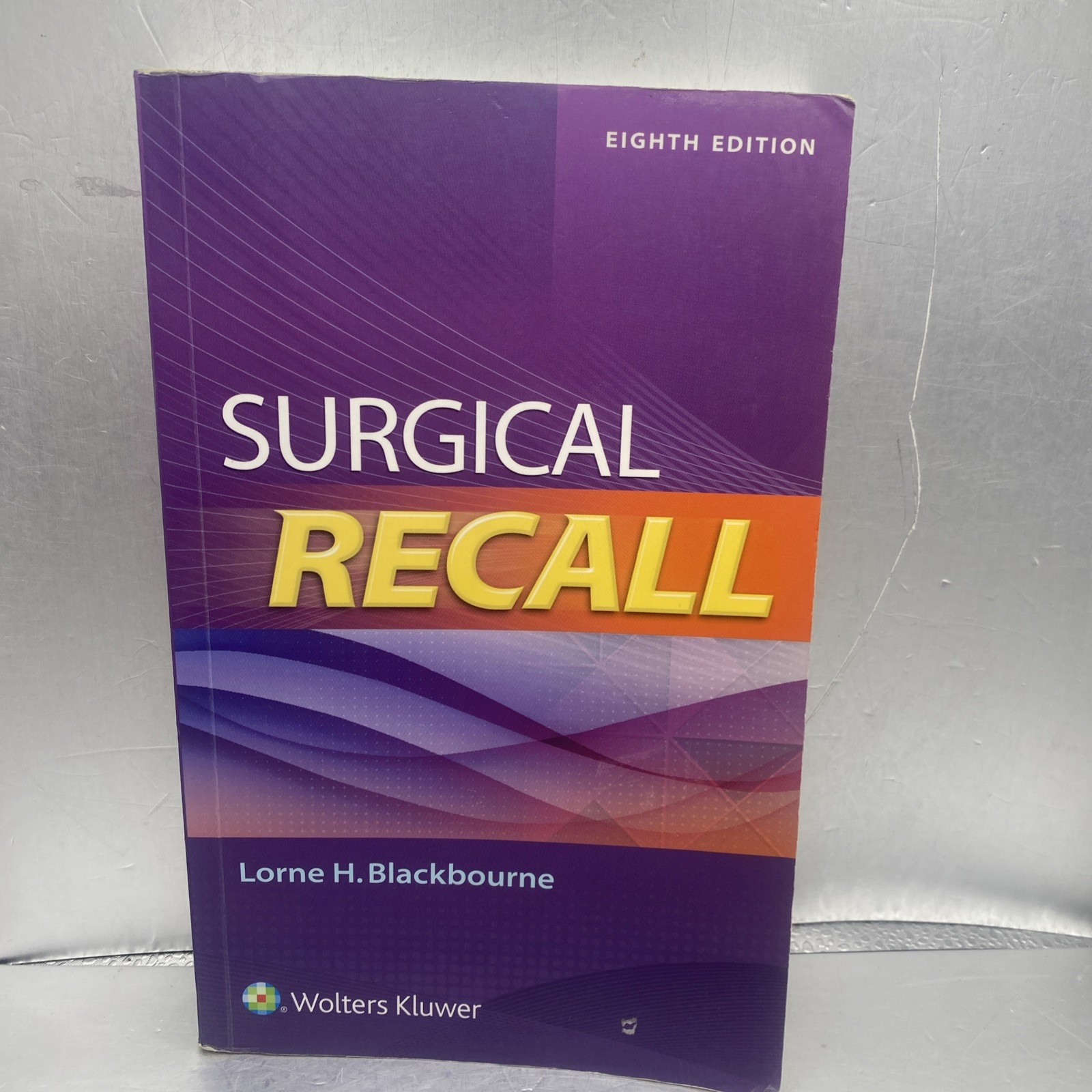 Surgical Recall Paperback Lorne Blackbourne Eighth Edition Medical Textbook