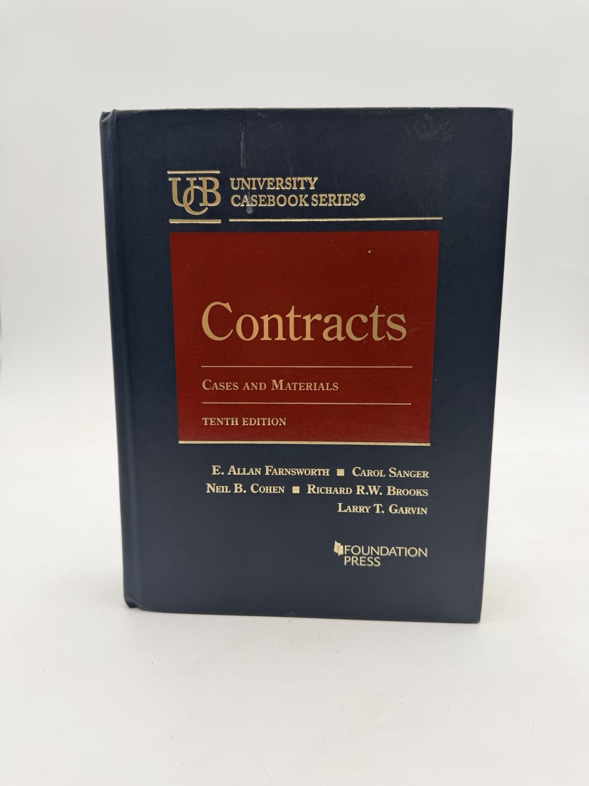 Contracts Cases and Materials, 10th Edition, E. A. Farnsworth Uni Casebook HC