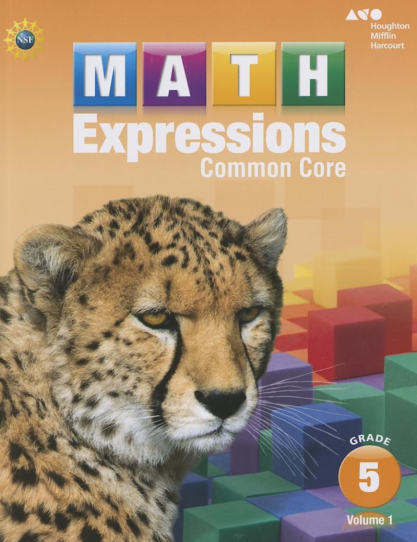 Student Activity Book, Vol. 1 (Softcover) Grade 5 (Math Expressions) by Harcourt