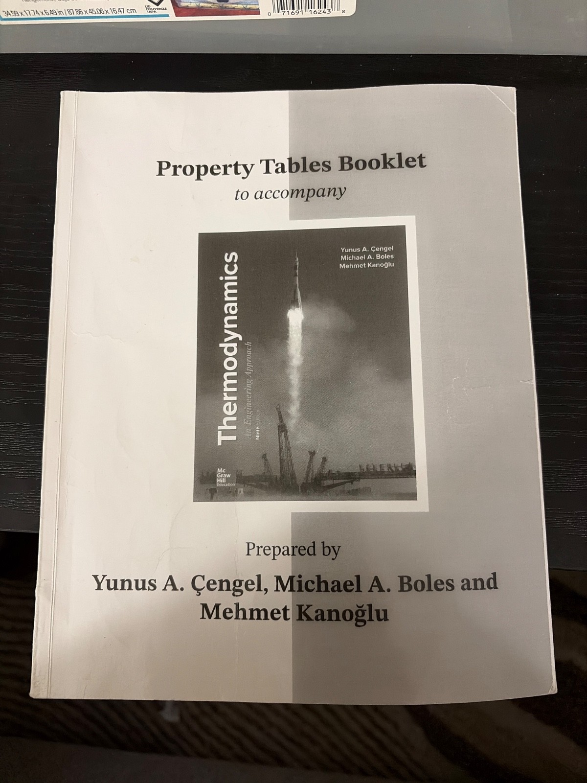 Property Tables Booklet for Thermodynamics: An Engineering Approach