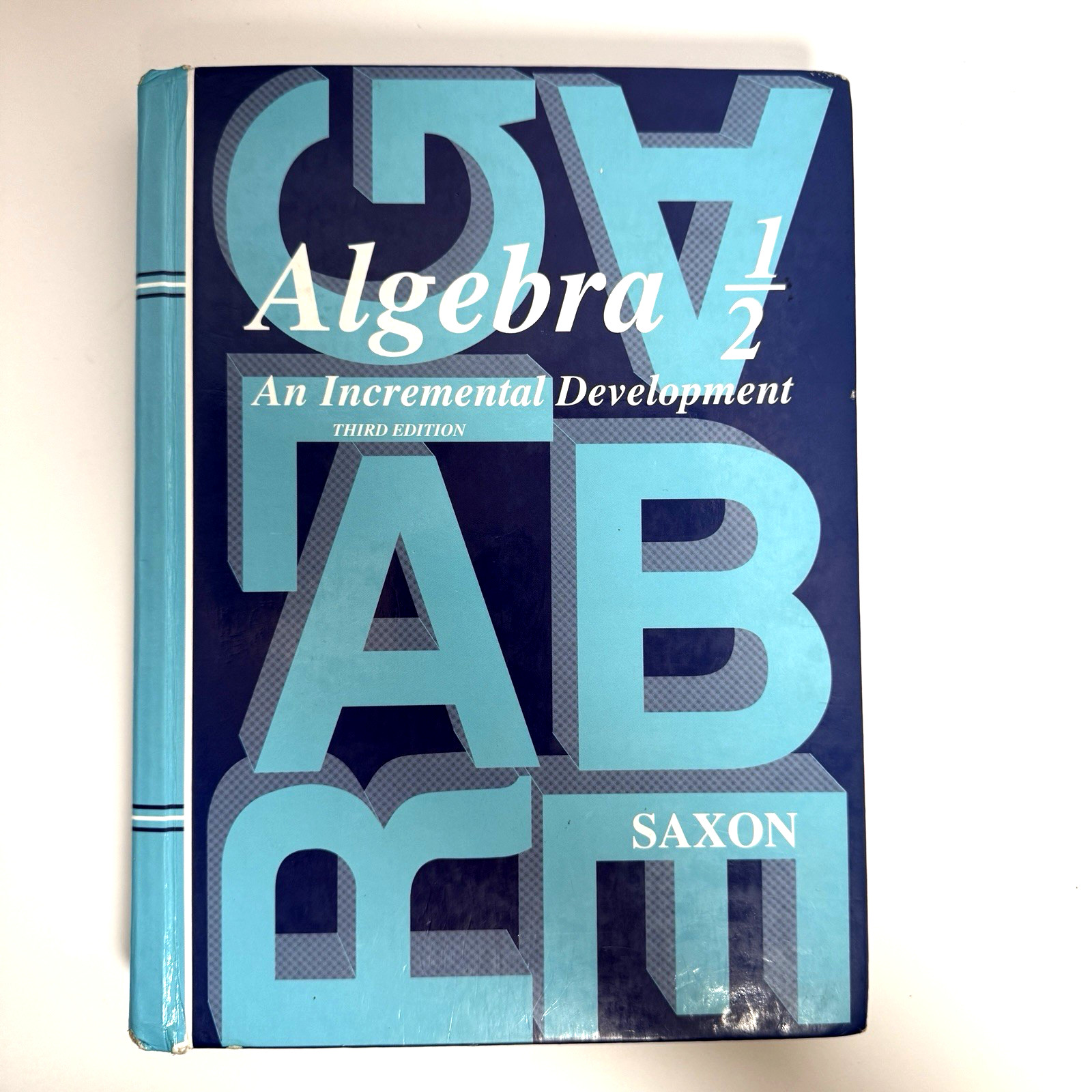 Saxon Algebra 1/2 Hardback TEXTBOOK (Third Edition) — GOOD — See Description!!!