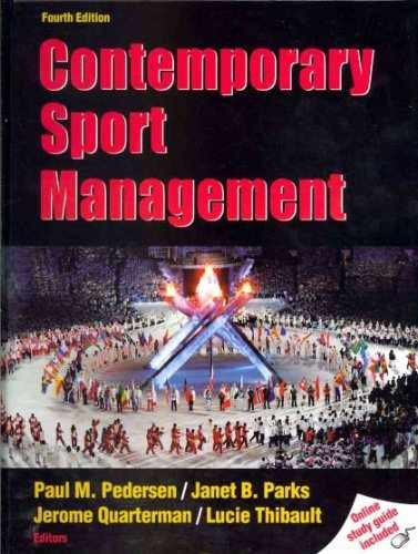 Contemporary Sport Management With – Hardcover, by Paul M. Pedersen; – Very Good