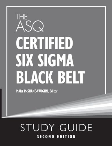 The ASQ Certified Six Sigma Black B…, McShane-Vaughn,