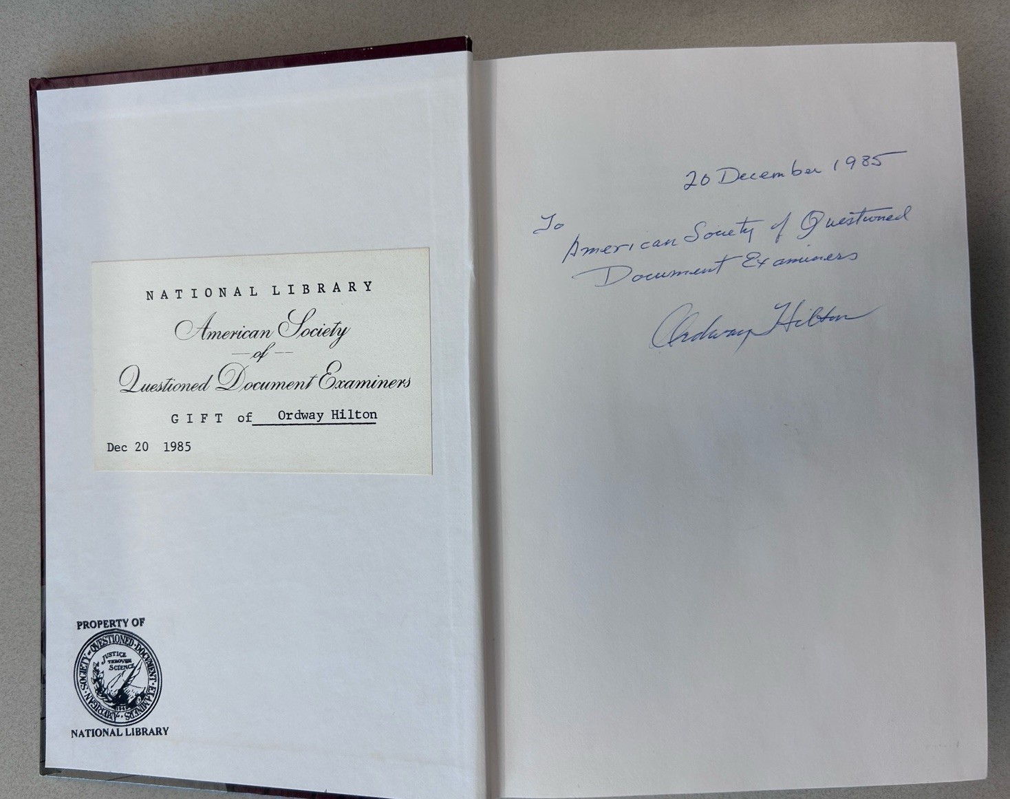 SIGNED BY AUTHOR-Scientific Examination of Questioned Documents-Revised