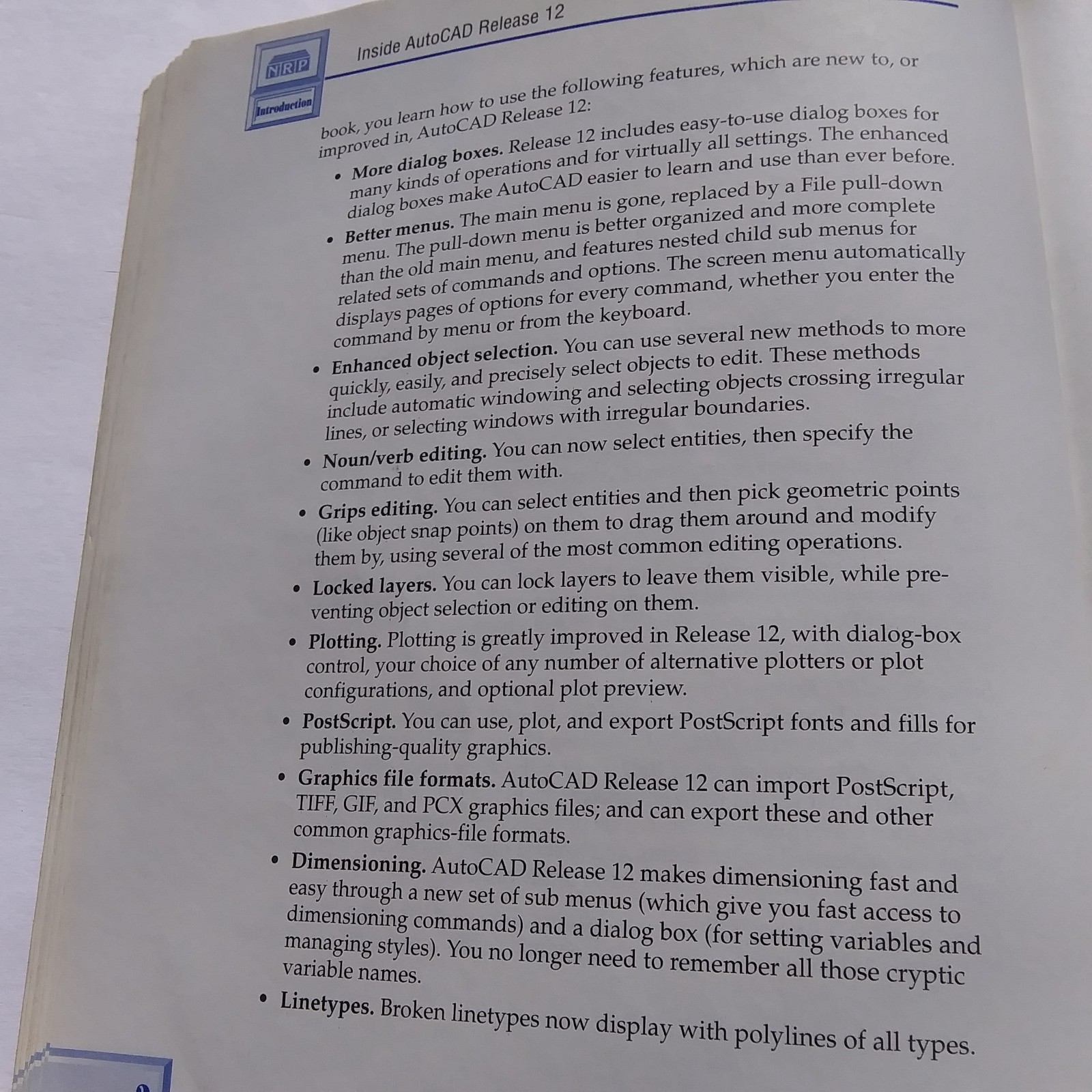 Inside AutoCAD Release 12 Book Tutorial Guide Raker Rice 3D CAD Drawing 1991