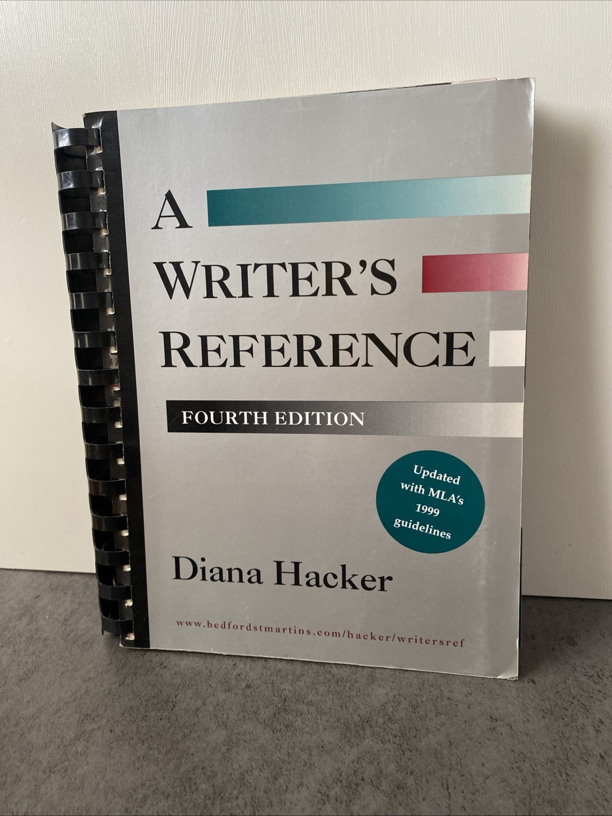 Writer&rsquo;s Reference, MLA Update by Diana T. Hacker (1999, Trade Paperback)