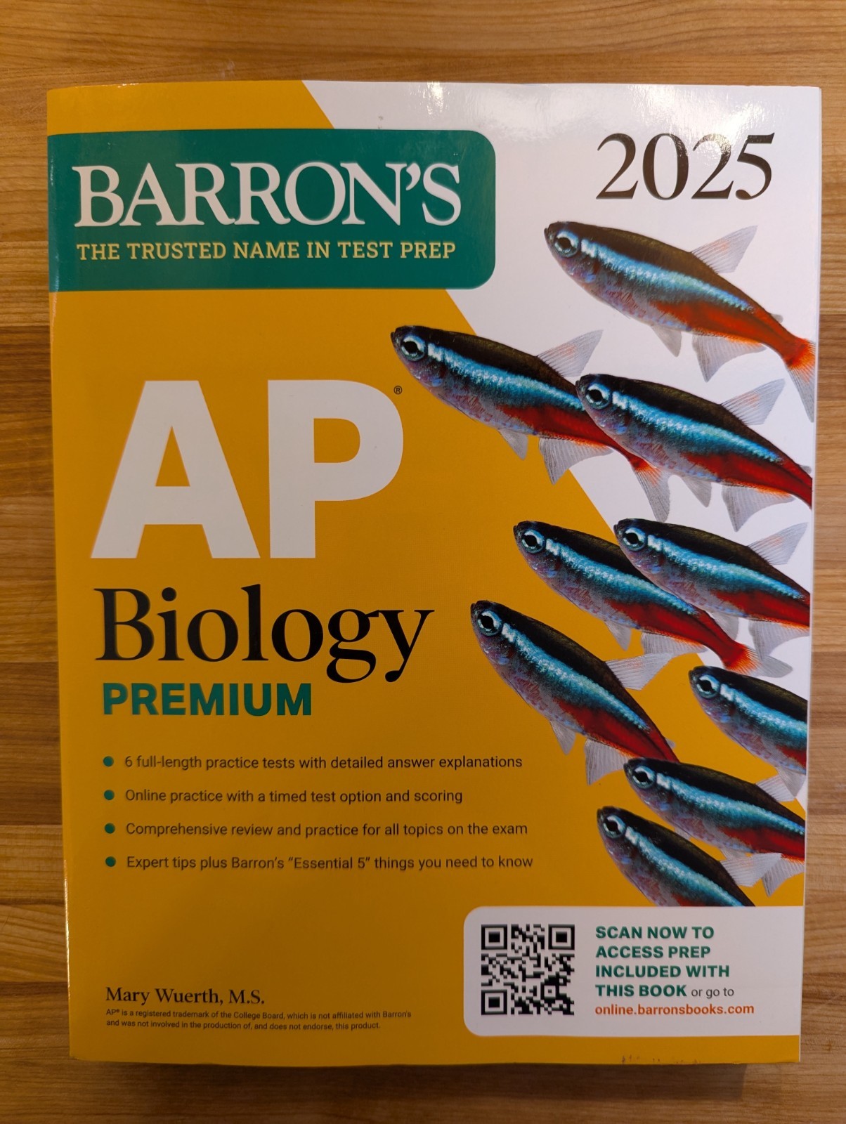 Barron’s Ap Prep Ser.: AP Biology Premium, 2025: Prep Book with 6 Practice Tests
