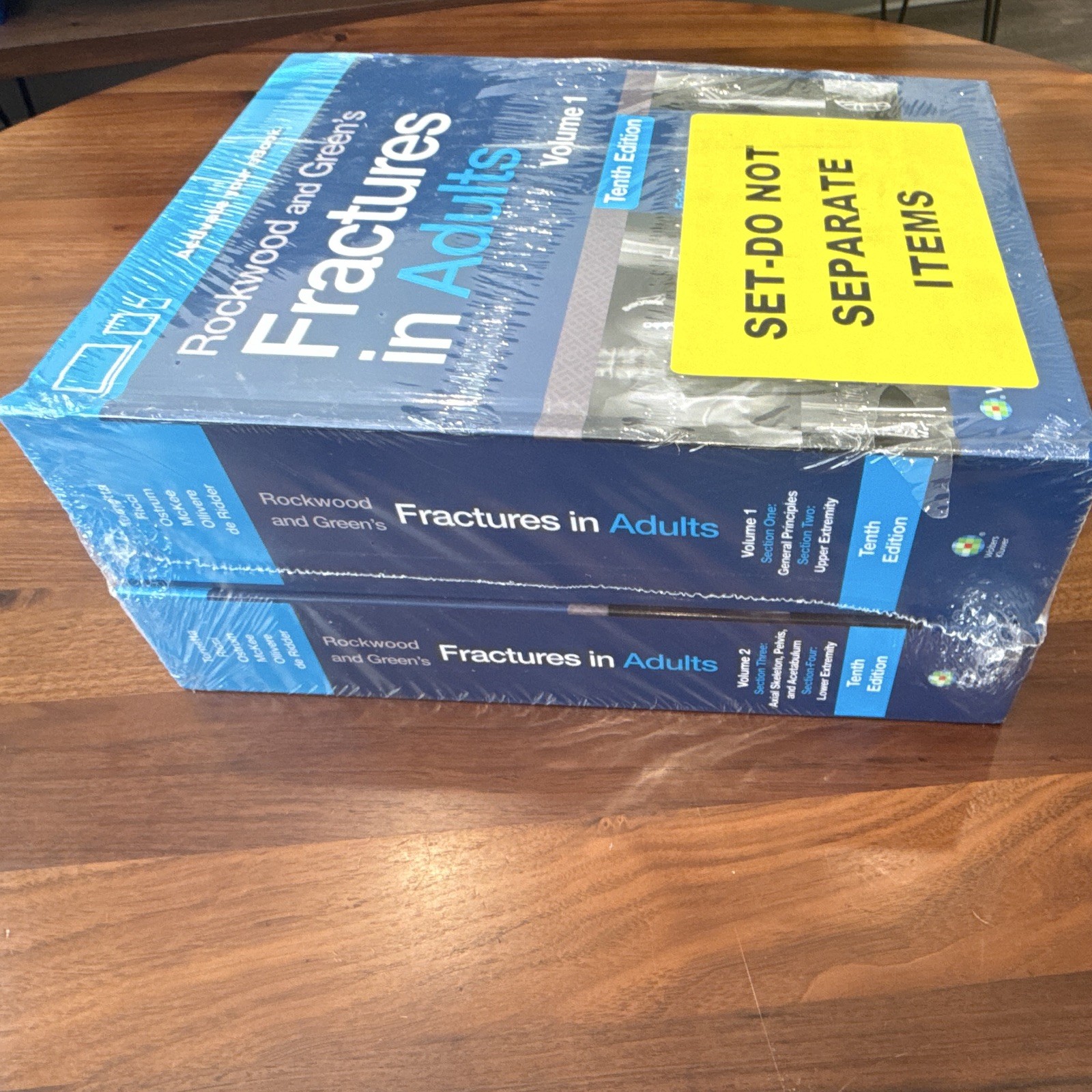 Wolters Kluwer Rockwood and Green&rsquo;s Fractures in Adults 10th Ed Vol 1-2 Set