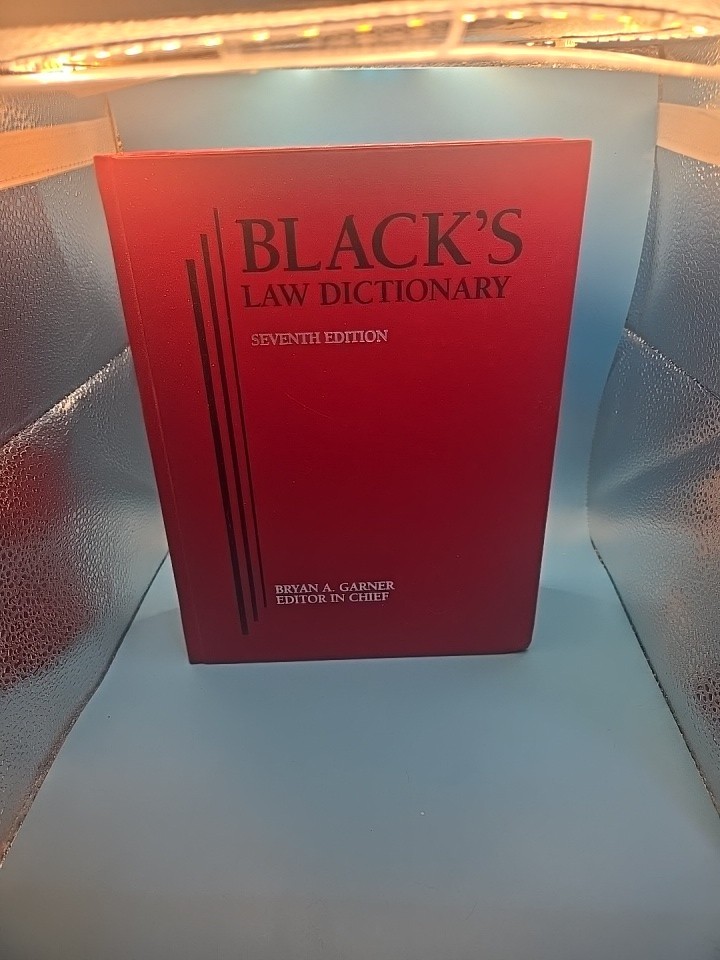 Black&rsquo;s Law Dictionary 7th Edition HC Book 1999 West Publishing Bryan Garner