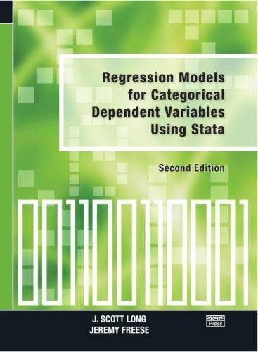 Regression Models for Categorical Dependent- paperback, J Scott Long, 1597180114