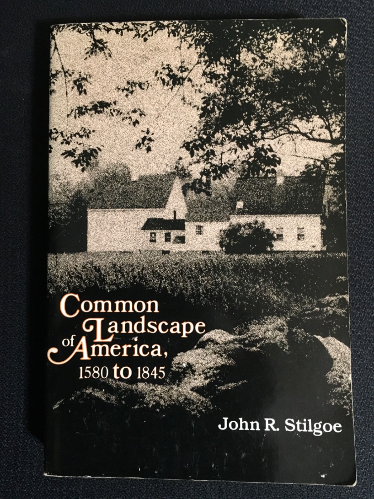 COMMON LANDSCAPE OF AMERICA 1580-1845 by John R. Stilgoe 1982 Yale University PB