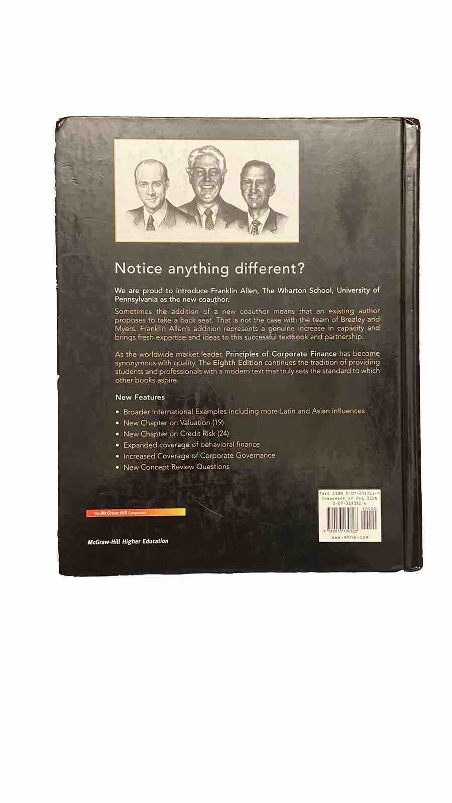 Principles of Corporate Finance Richard A Brealey