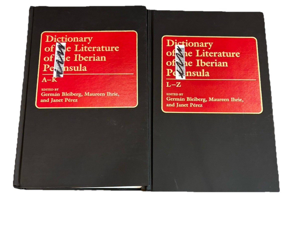 Dictionary of the Literature of the Iberian Peninsula. Vol. I: A-K; Vol. II: L-Z