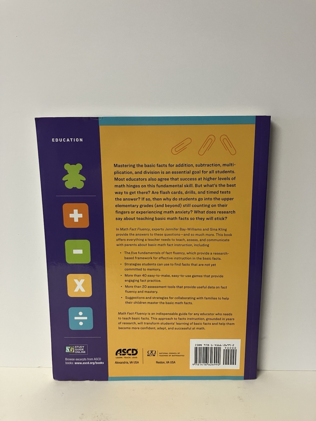 Math Fact Fluency by Jennifer Bay-Williams 2019 Trade Paperback VERY GOOD