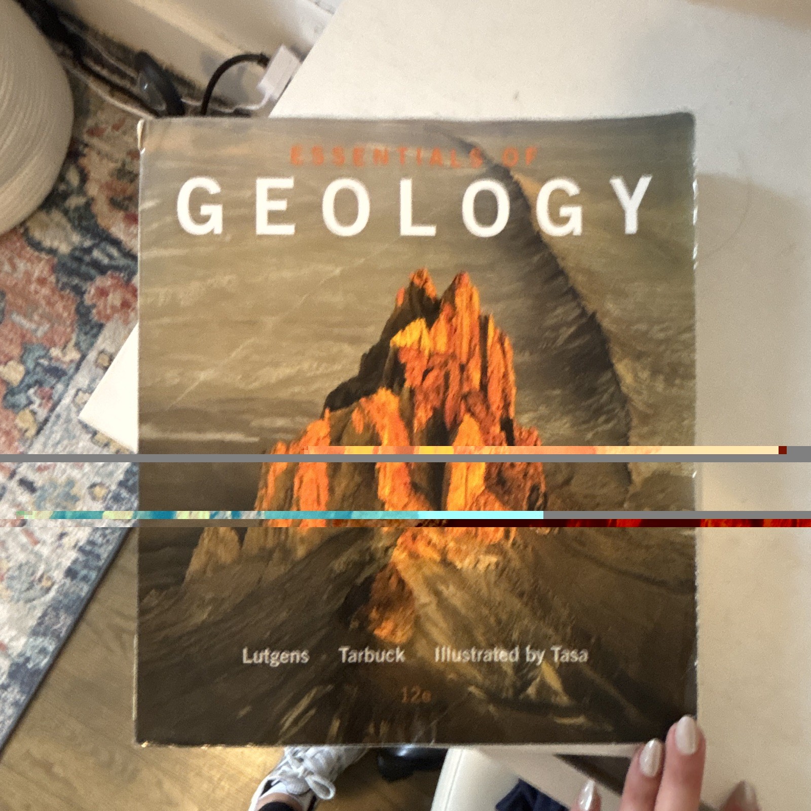 Essentials of Geology 12e Hardcover Textbook by Lutgens & Tarbuck, Illustrated
