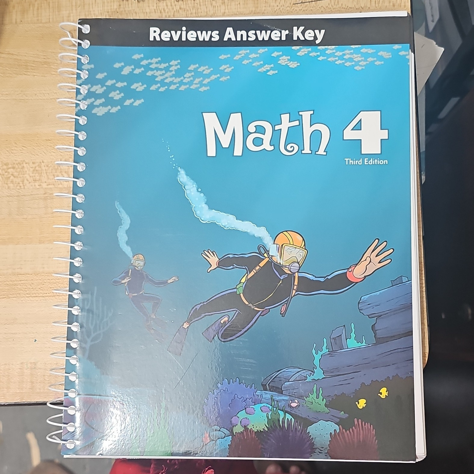 BJU Press Math 4 Reviews Answer Key 3rd Ed Ring/Wire Bound 2009