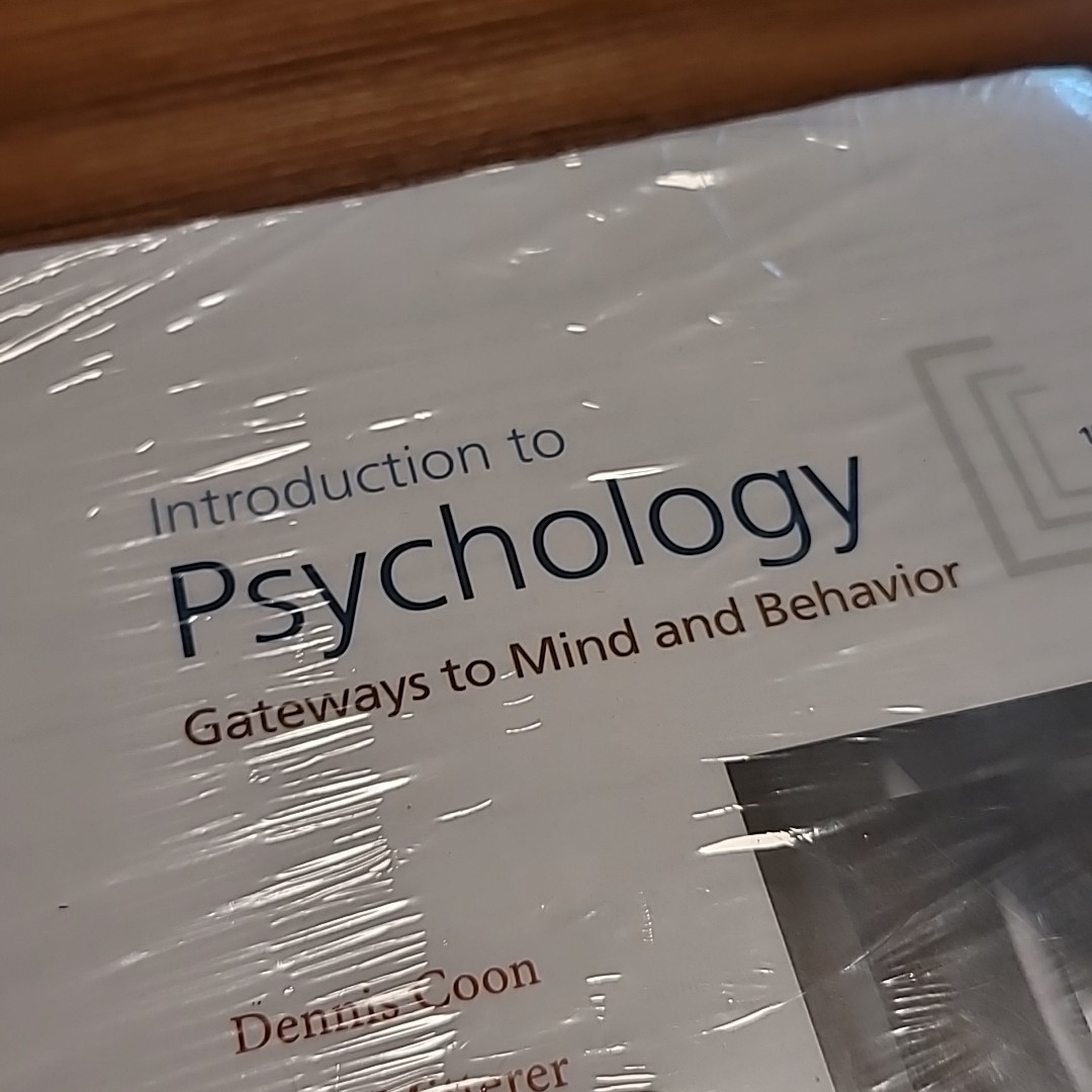 Introduction to Psychology 15E Gateways to Mind & Behavior.  Cengage NEW INSERT