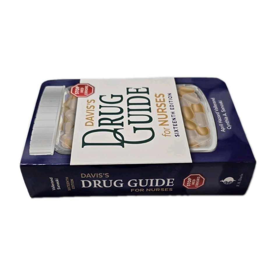 Davis’s Drug Guide for Nurses 16th Edition – Paperback – New| Unused Code