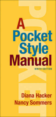 A Pocket Style Manual – Spiral-bound By Hacker, Diana – GOOD