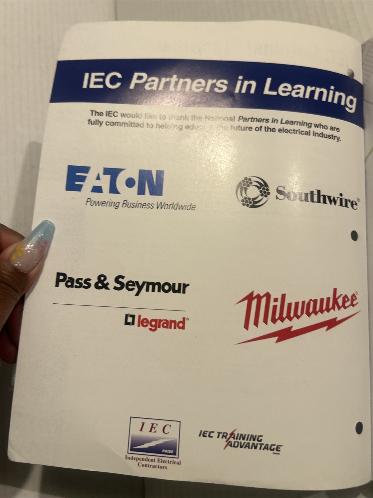 IEC Electrical Apprenticeship Curriculum First Year 2020-2023 Student Manual