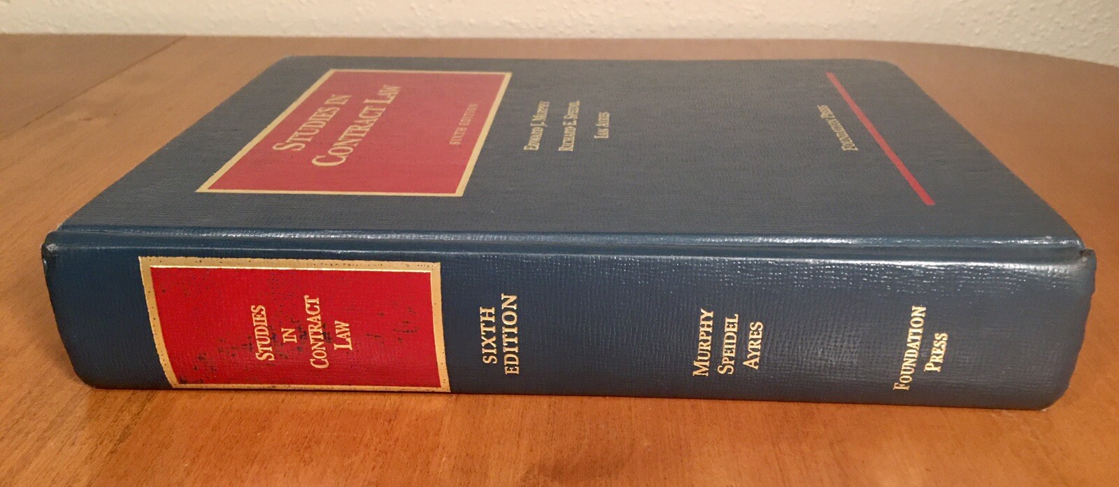 Studies in Contract Law 6th Edition E17 book Foundation Press Murphy Thomson