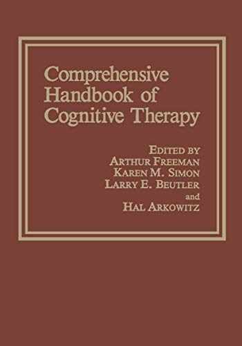 Comprehensive Handbook of – Hardcover, by Arthur Freeman; Karen – Very Good