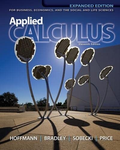 Applied Calculus: For Business, Economics, and the Social and Life Sciences, 11,
