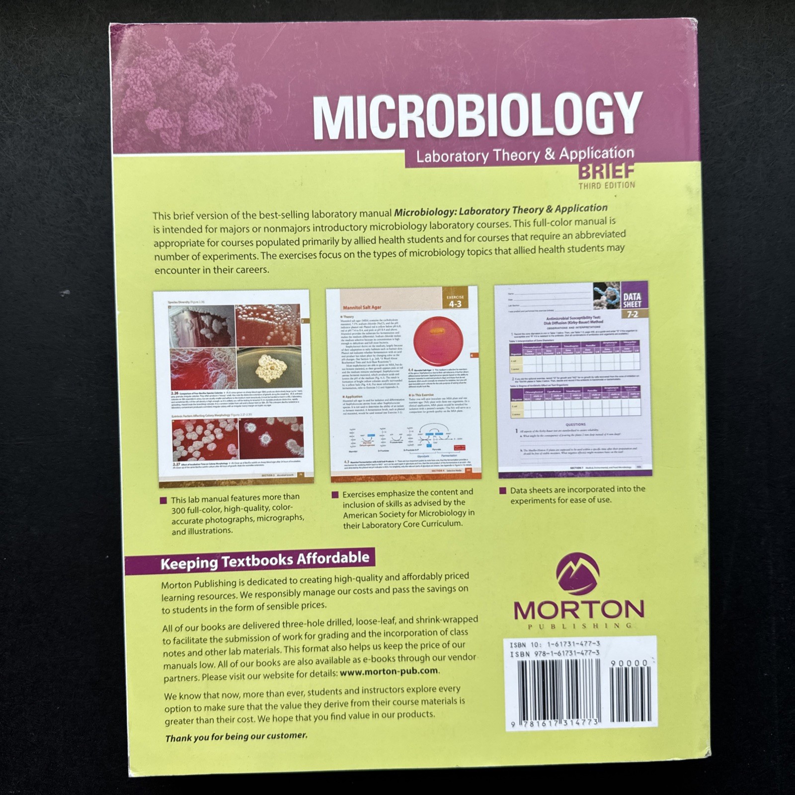 Microbiology : Laboratory Theory and Application, Brief, 3e by Burton Pierce and