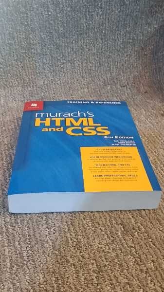 Murach’s HTML and CSS (6th Edition) Ruvalcaba 2024 Paperback VG