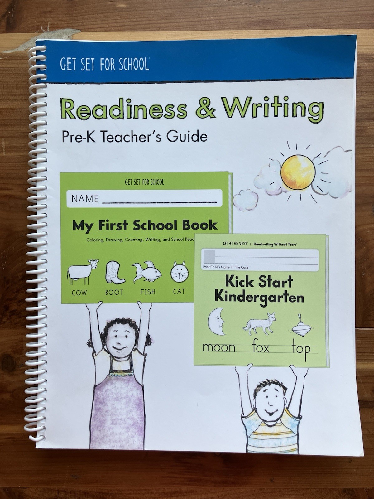 2016 Get Set for School: Readiness & Writing Pre-K Teacher&rsquo;s Guide Spiral 6th A1