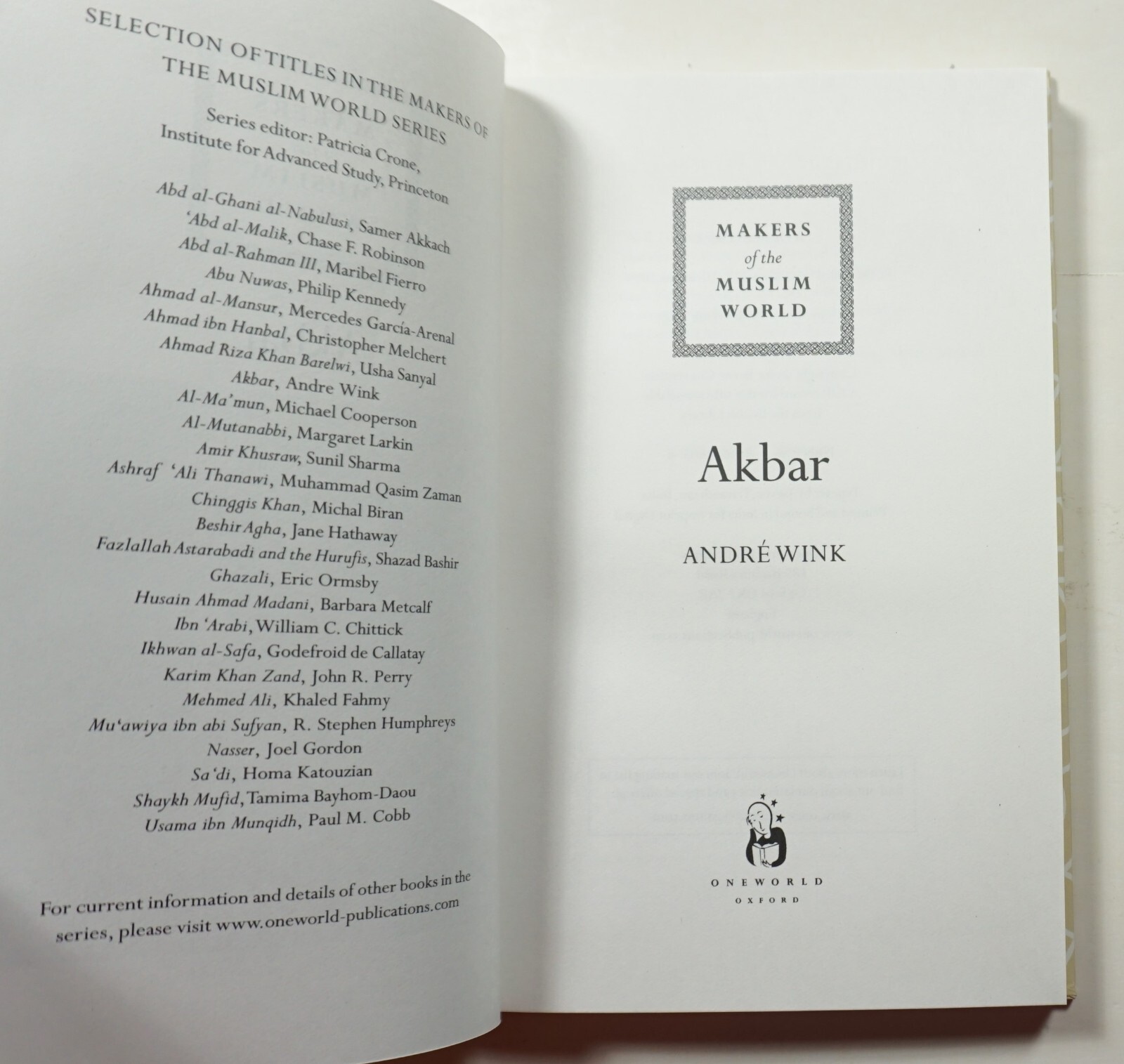 Makers of the Islamic World: Akbar 2009 Wink History Bio 1500s Mughal Empire